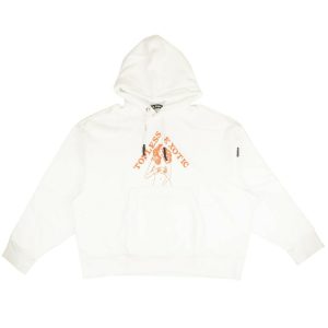 Weiße versteckte Damen Topless exotische Kapuzenpullover