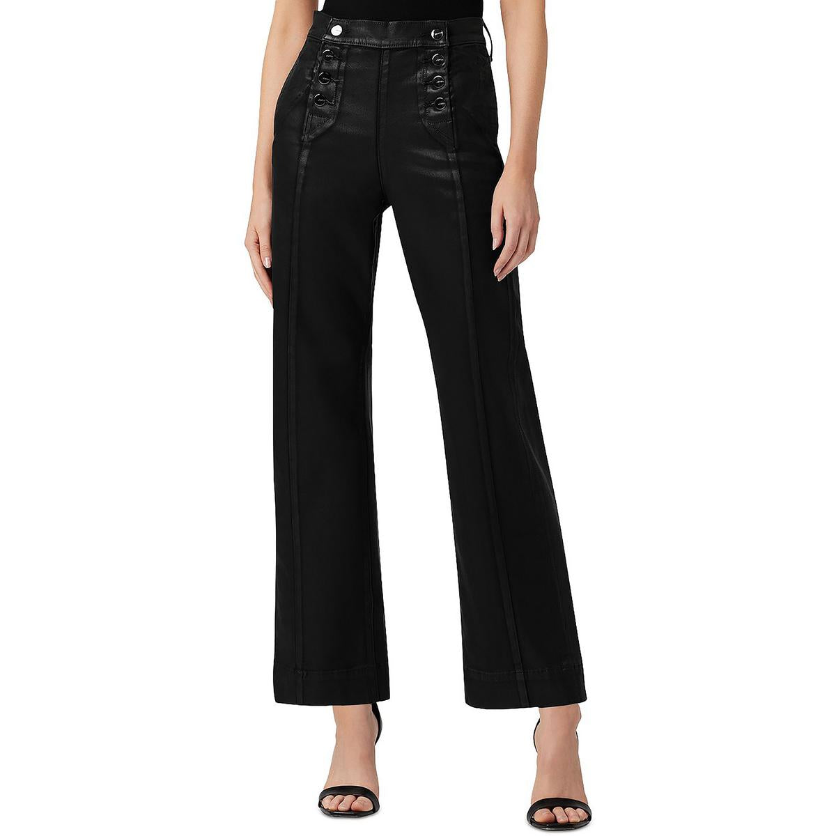 Savannah mittlerer Bund Jeans mit breitem Bein
