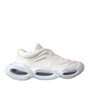 Dolce & Gabbana gepolsterte Fabric Wave Low Top Sneakers Damenschuhe (Gebraucht)