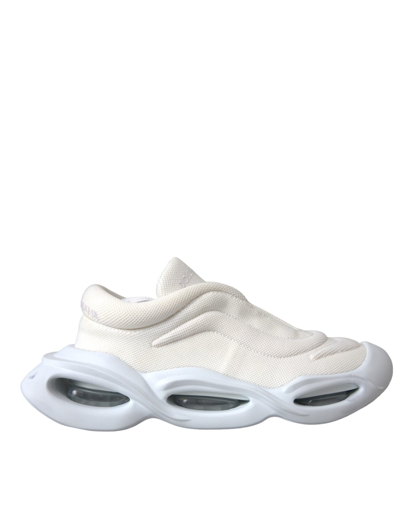 Dolce & Gabbana Gepolsterter Stoff Wave Low Top Sneaker Damenschuhe (Vorbesitz)