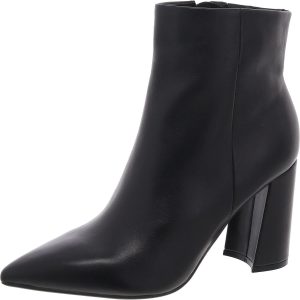 Greneda Stiefeletten aus Kunstleder mit Blockabsatz