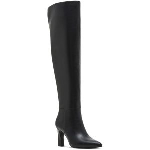 Sizzlee Overknee-Stiefel aus massivem Kunstleder