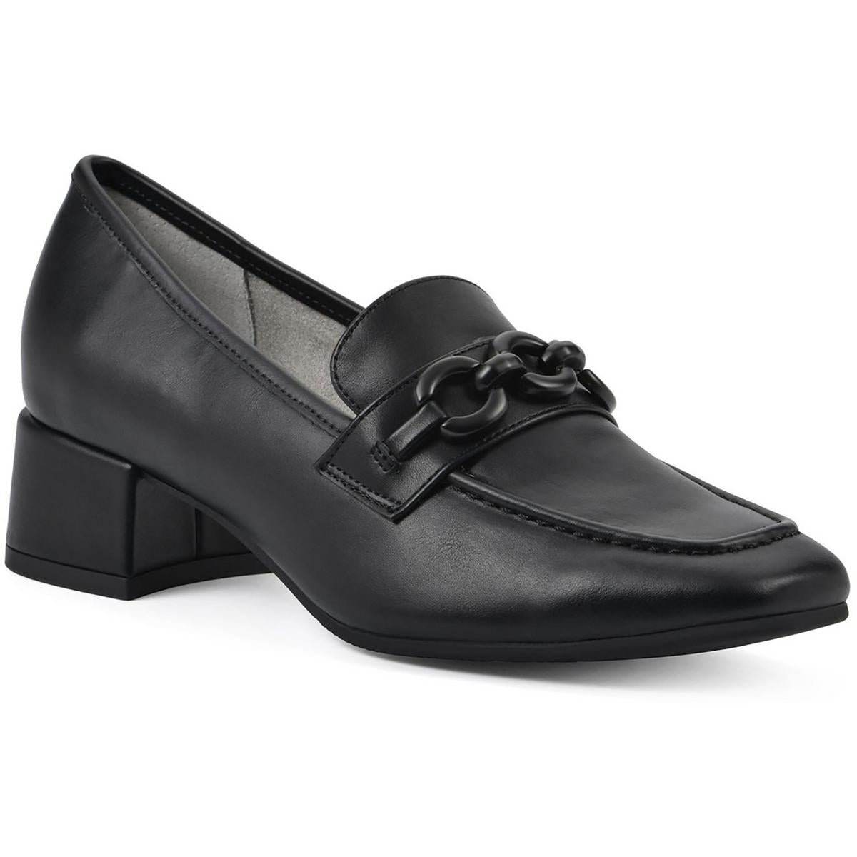 Quinbee gepolsterte Innensohle Slip auf Loafer Absatzschuhe