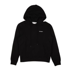Schwarzes Wave-Outline-Sweatshirt