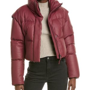 Mackage Bailey Leder-Daunenjacke