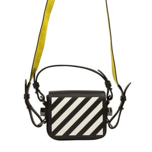 Schwarz Diagonal Baby Flap Tasche