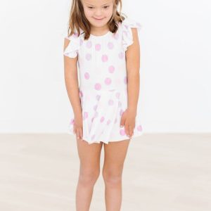 Twirl-Trikot mit pastellfarbenen Polka-Dots