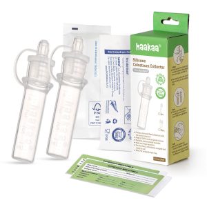 Haakaa Silikon-Kolostrumsammler 4 ml, 2 PK (vorsterilisiert)