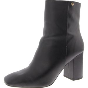Hazel-Stiefeletten aus Kunstleder mit Blockabsatz