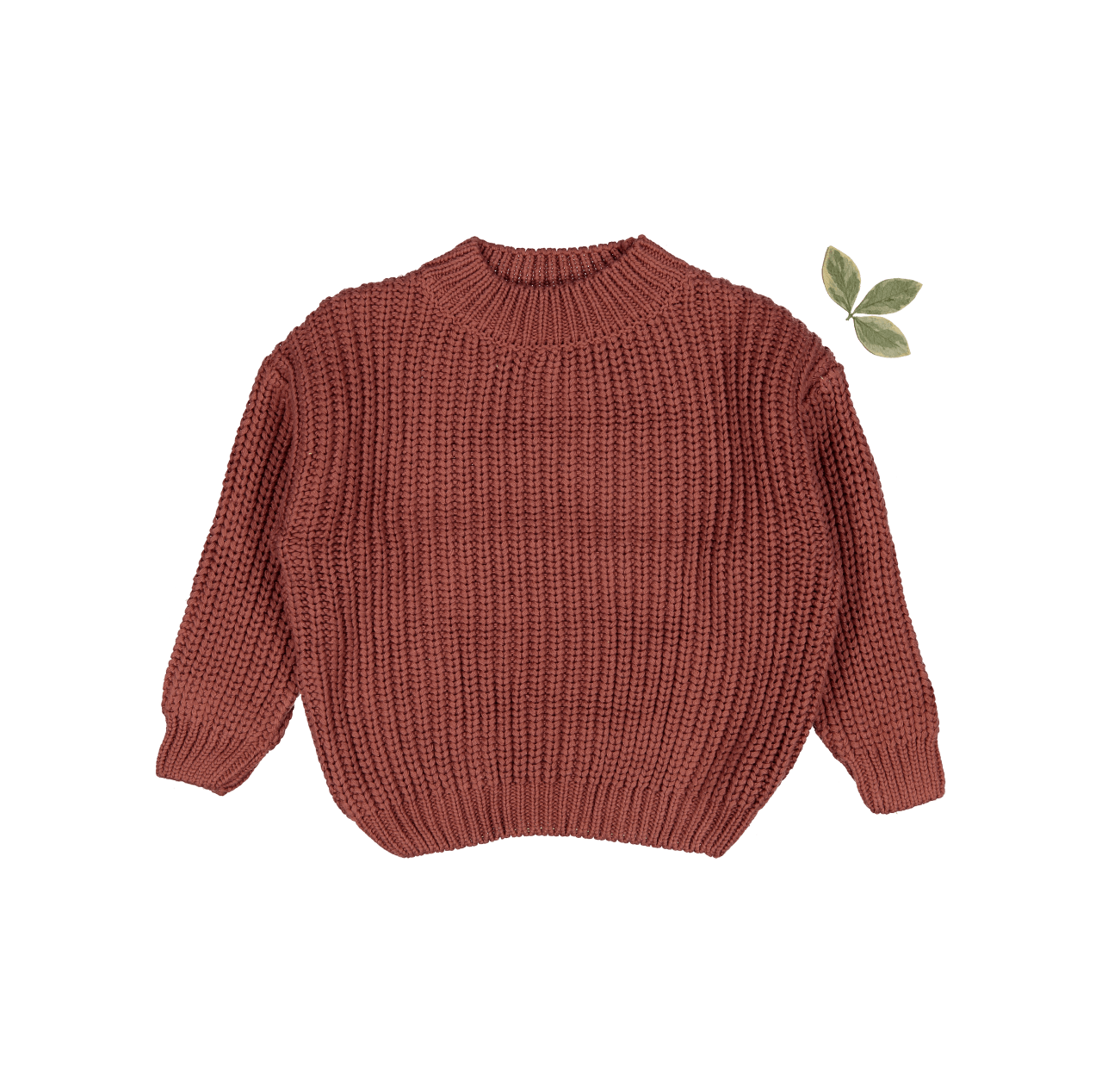Der grob Strickpullover – Palisander