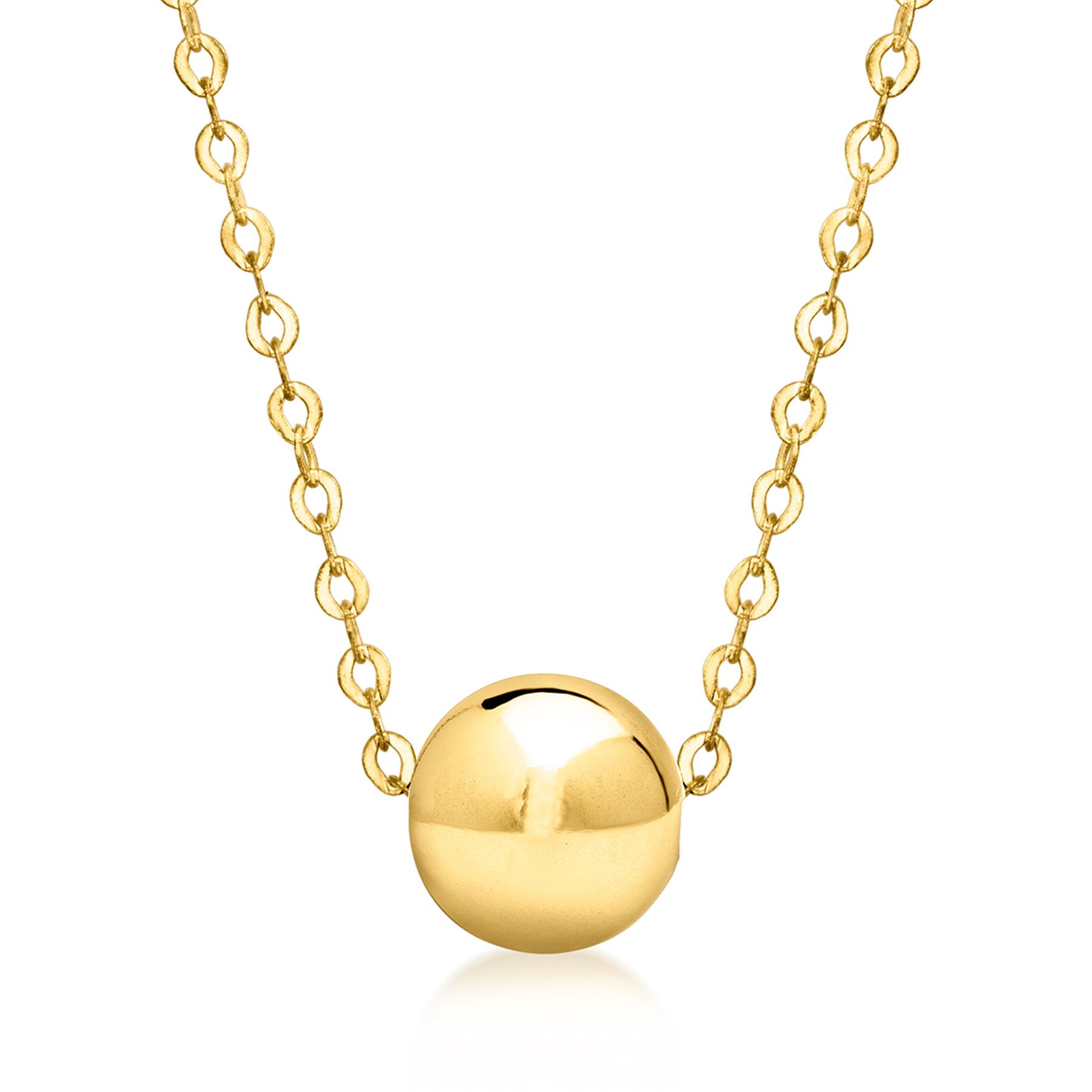 RS Pure Von Ross-Simons Italienische 14kt Gelbgold Perlen Halskette