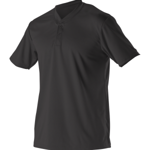 Alleson Erwachsener Baseball 2 Knopf Henley Jersey