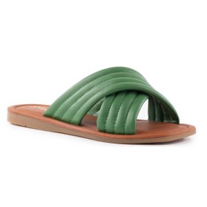 Wort für Wort Slip auf Pool Slide Sandalen