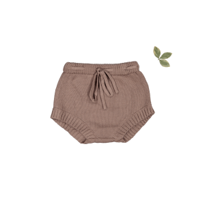 Der Grobstrick-Bloomer – Taupe