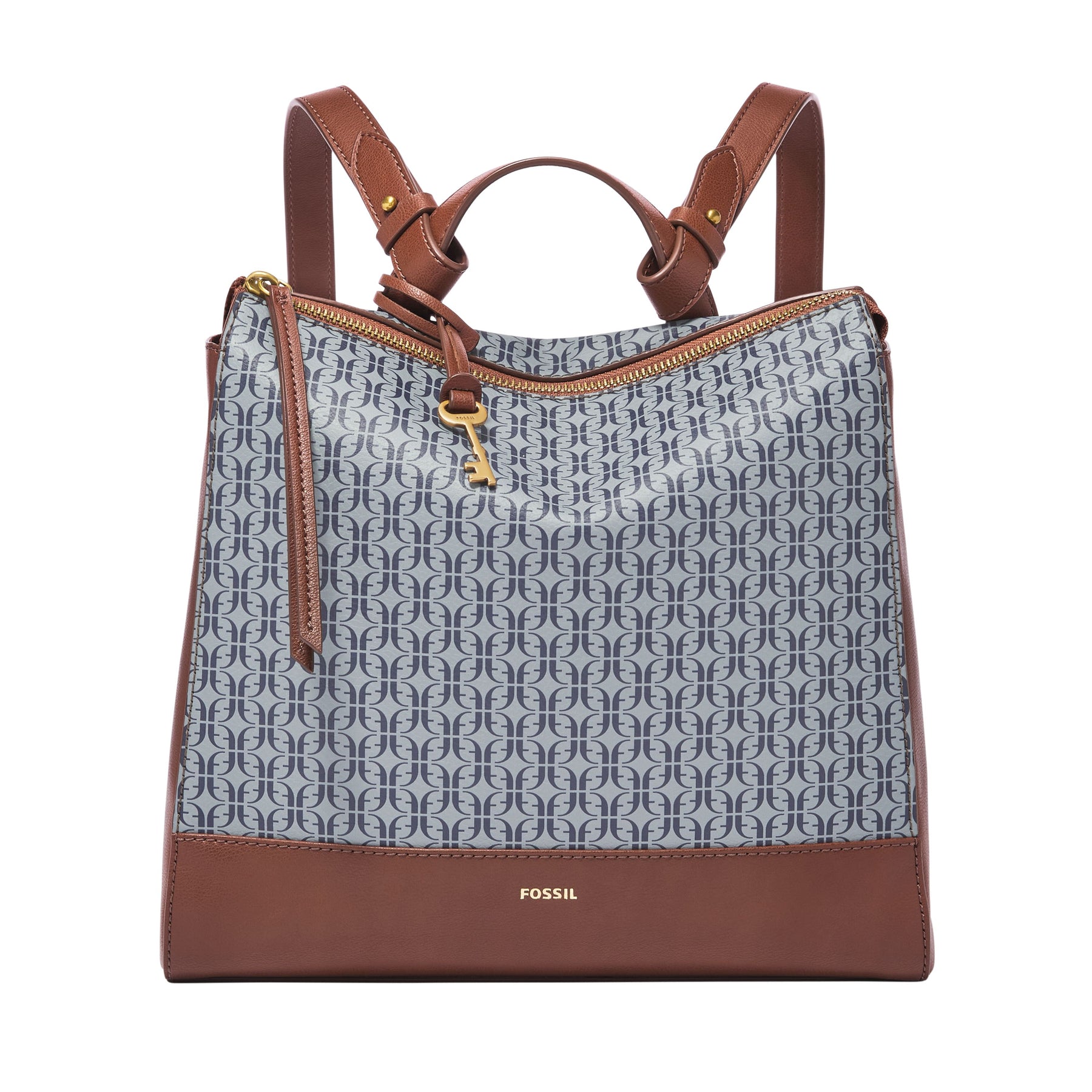 Fossil Damen Elina bedruckte PVC Convertible kleine Rucksack