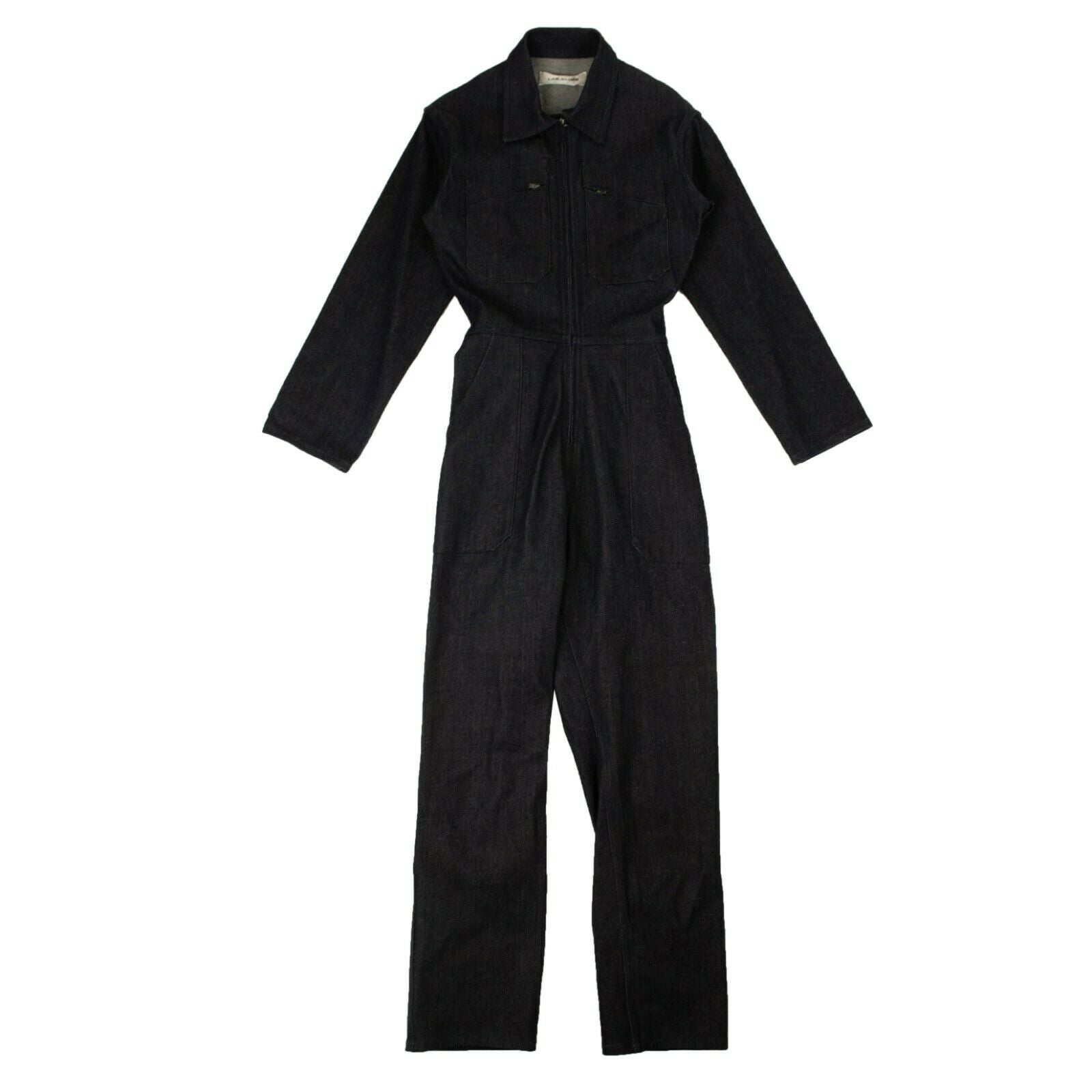Dunkelblauer Jeans-Jumpsuit