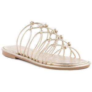 Authentische Kunstleder offene Zehen Gladiator Sandalen