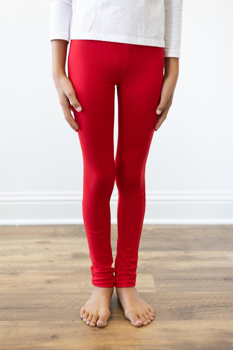 Rote Leggings