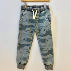 Camo-Jogginghose für Kinder in Grau