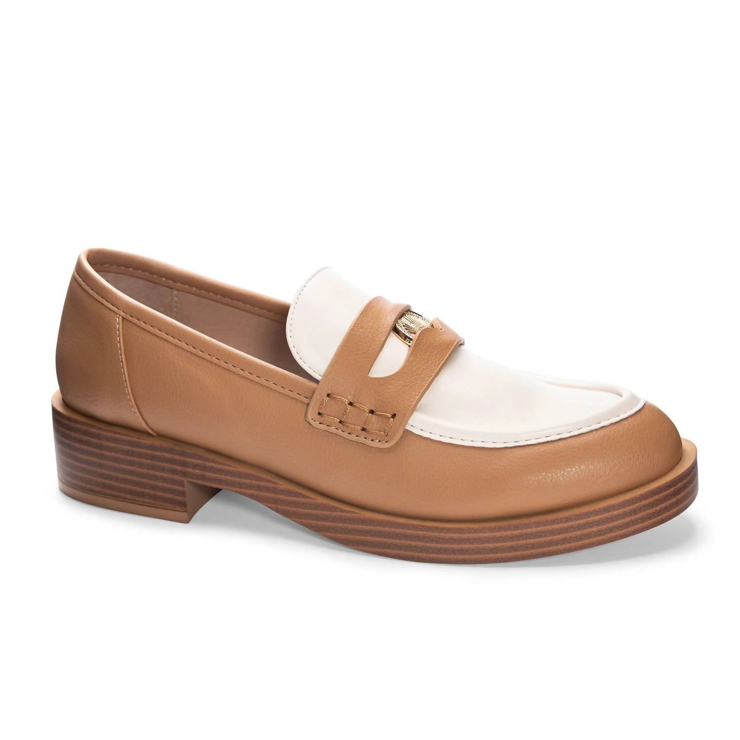 Damen Portal Casual Loafer In Knochen/Kamel