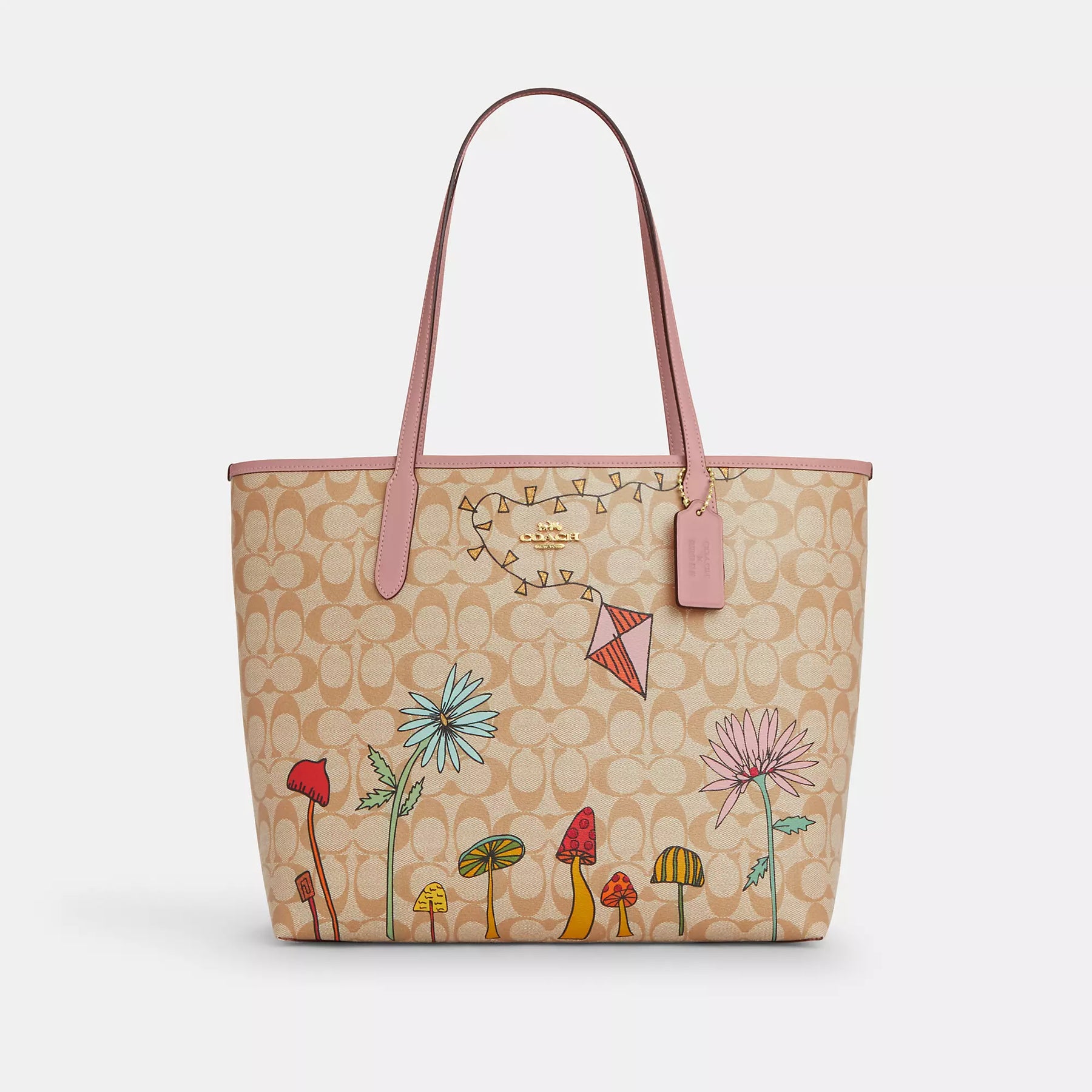 Coach Outlet Coach X Beobachtet von uns City Tragetasche In Signature Canvas