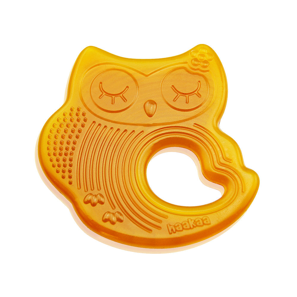 Haakaa Schlafen Eule Naturkautschuk Teether 1 pk