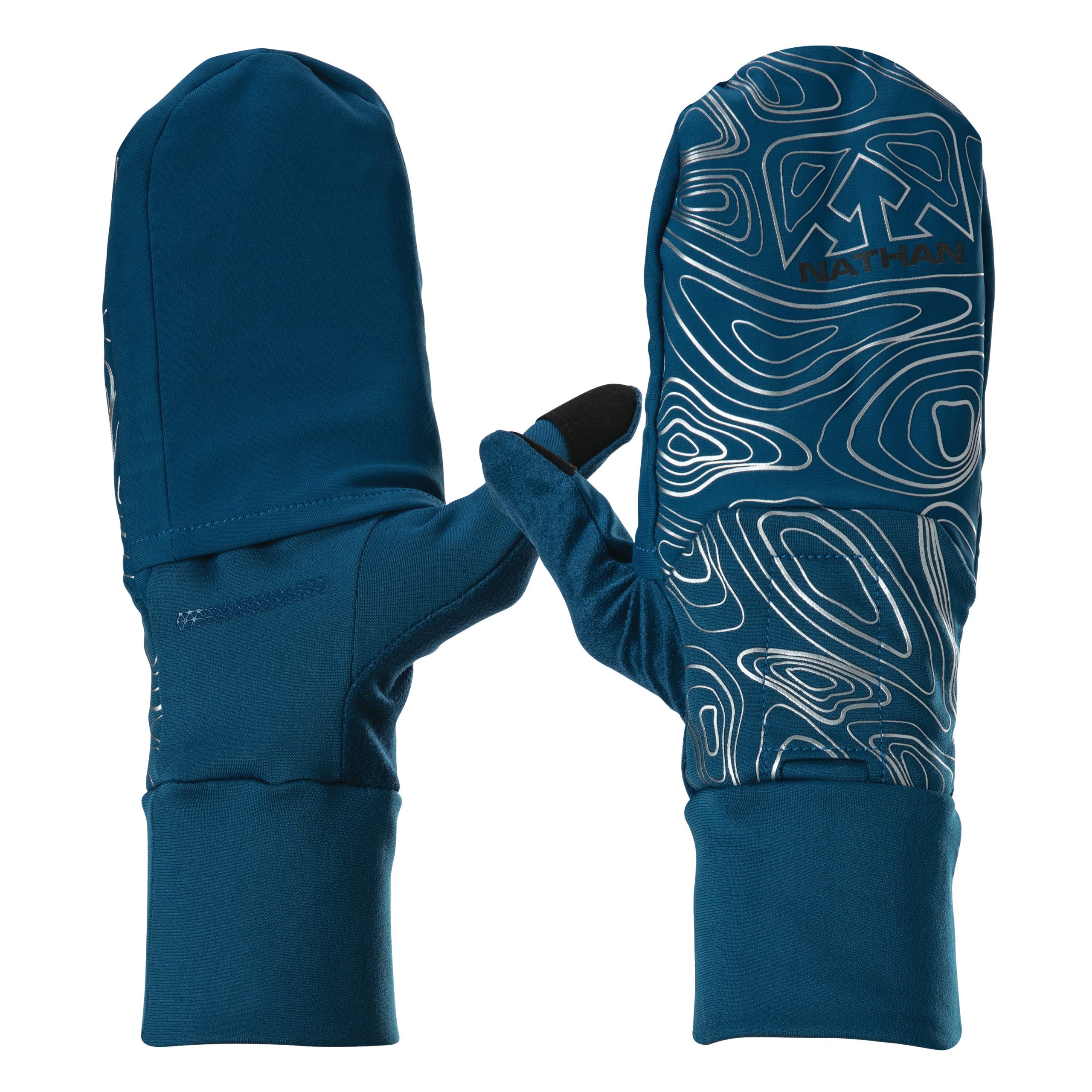 Nathan Sports HyperNight Reflektierender Cabrio-Handschuh/Mitt