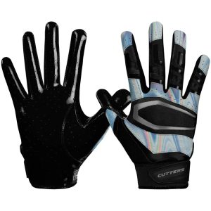Cutters Rev Pro 3.0 Chrome Iridescent Erwachsene Fußball Receiver Handschuhe