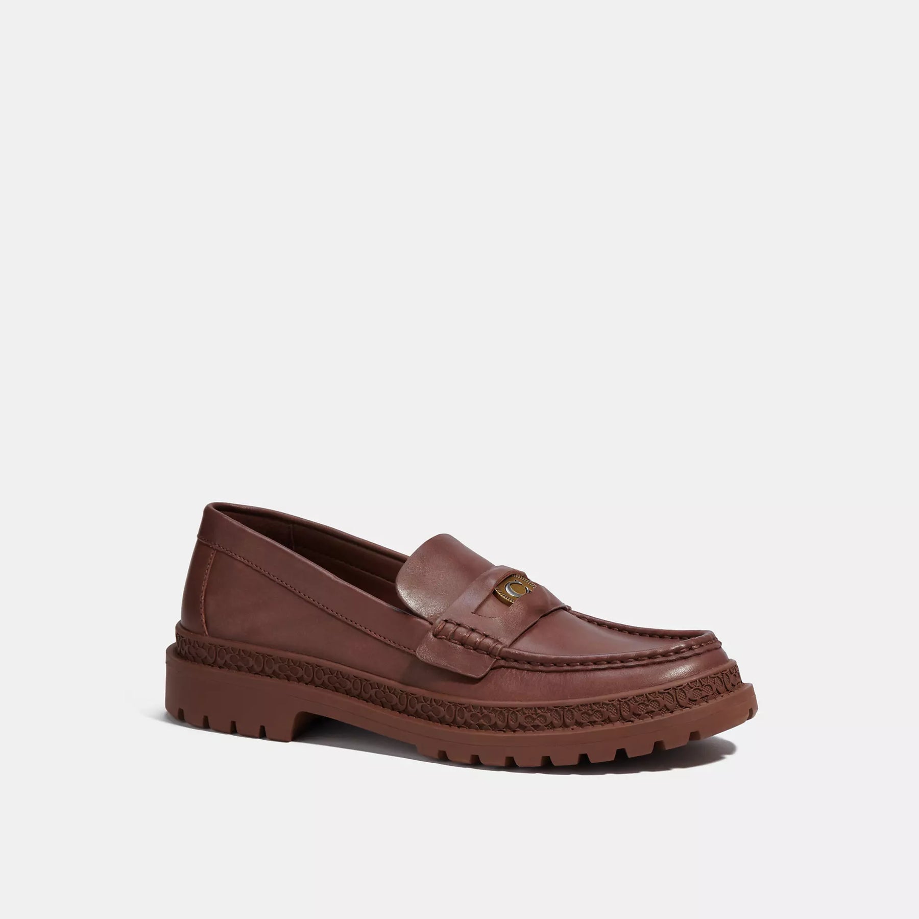 Coach Outlet Loafer mit Unterschrift Münze