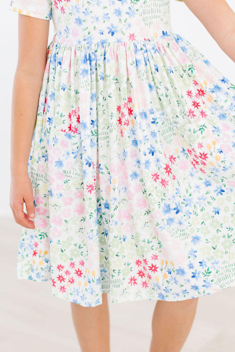 Sunshine Meadows S/S Tasche Twirl Kleid