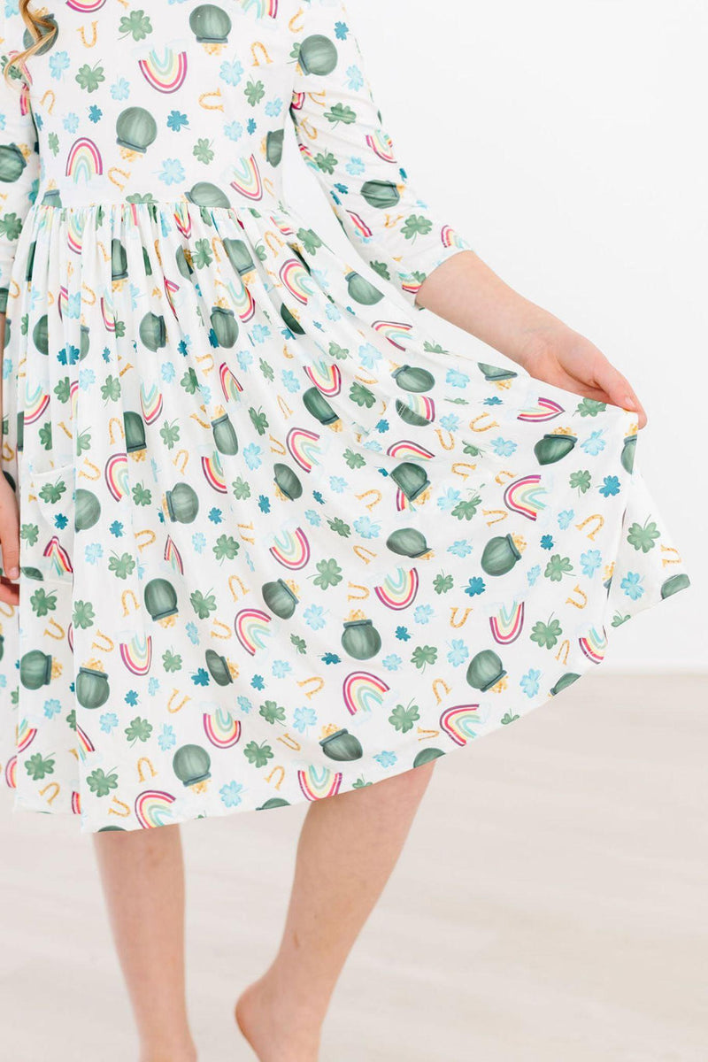 Das Glück der irischen Tasche Twirl Kleid