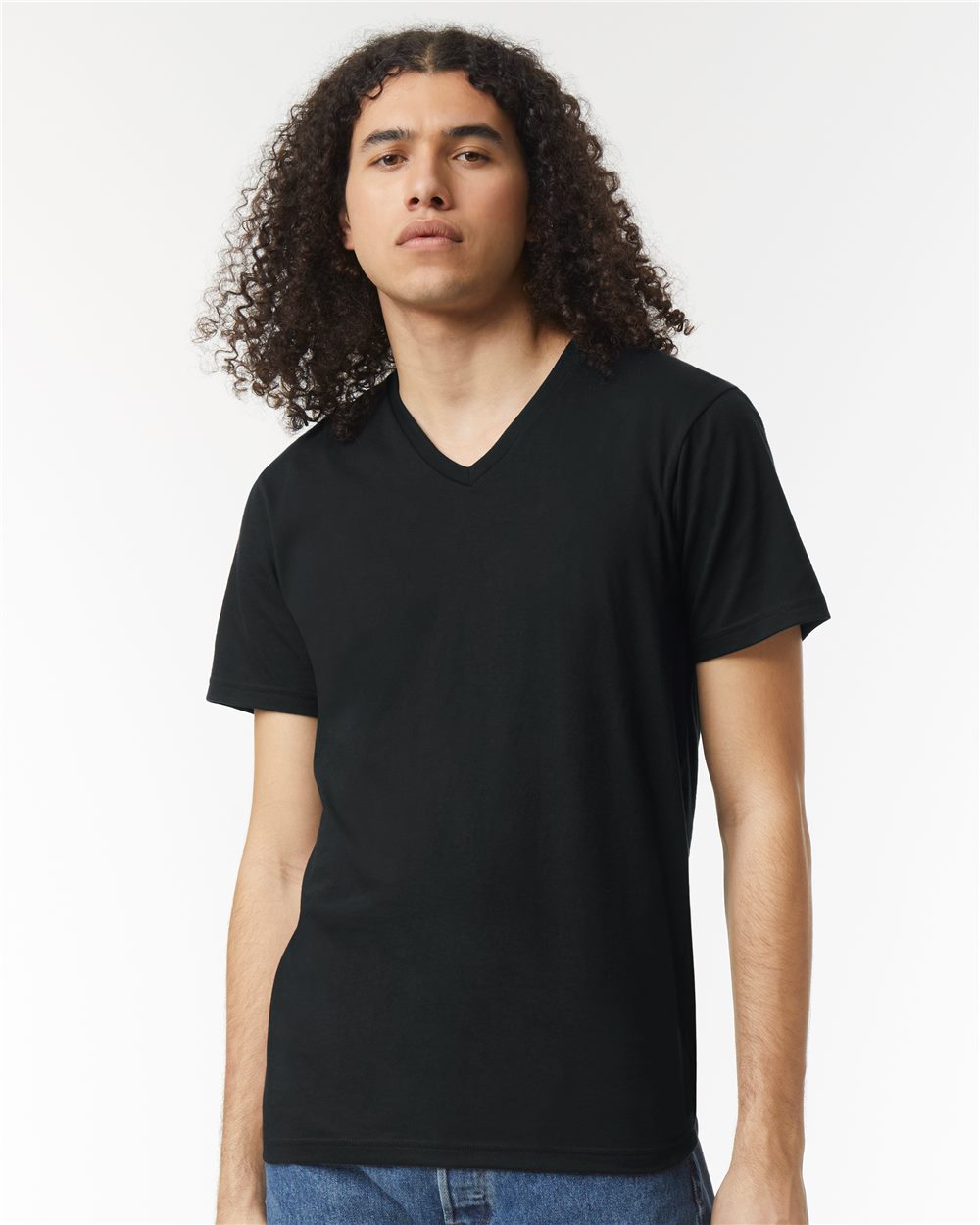 American Apparel Unisex CVC V-Ausschnitt T-Shirt