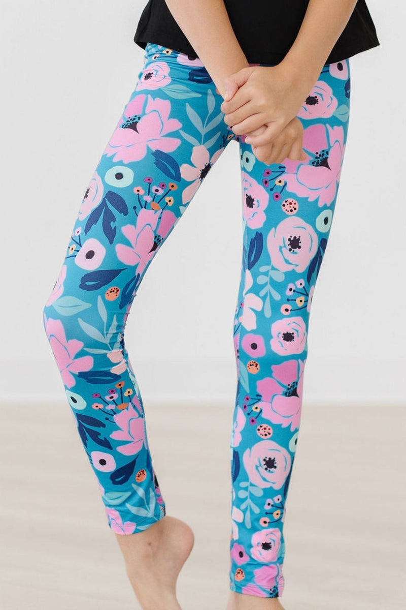 Twirling im Petrol Leggings