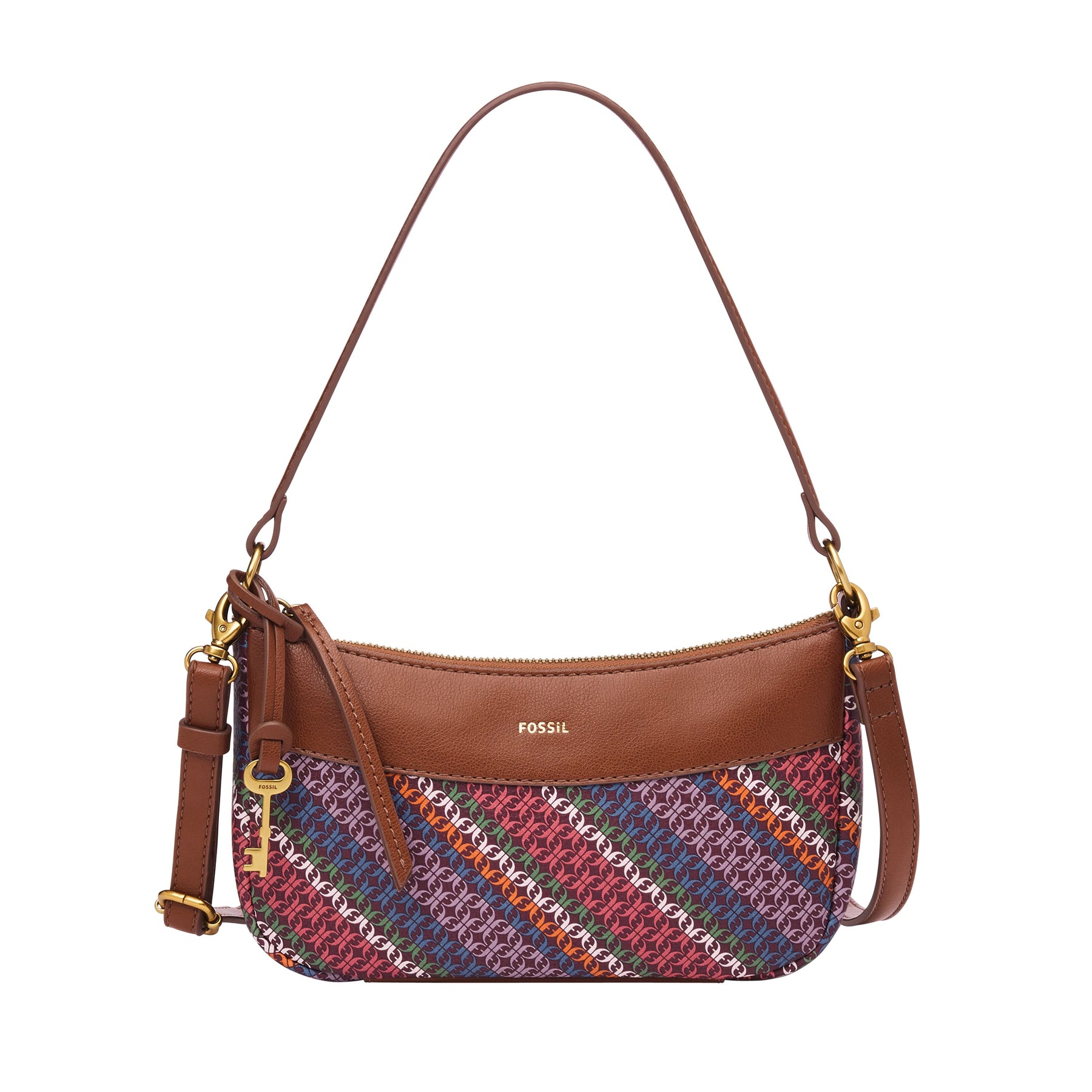 Fossil Damen Skylar gedruckt PVC Baguette