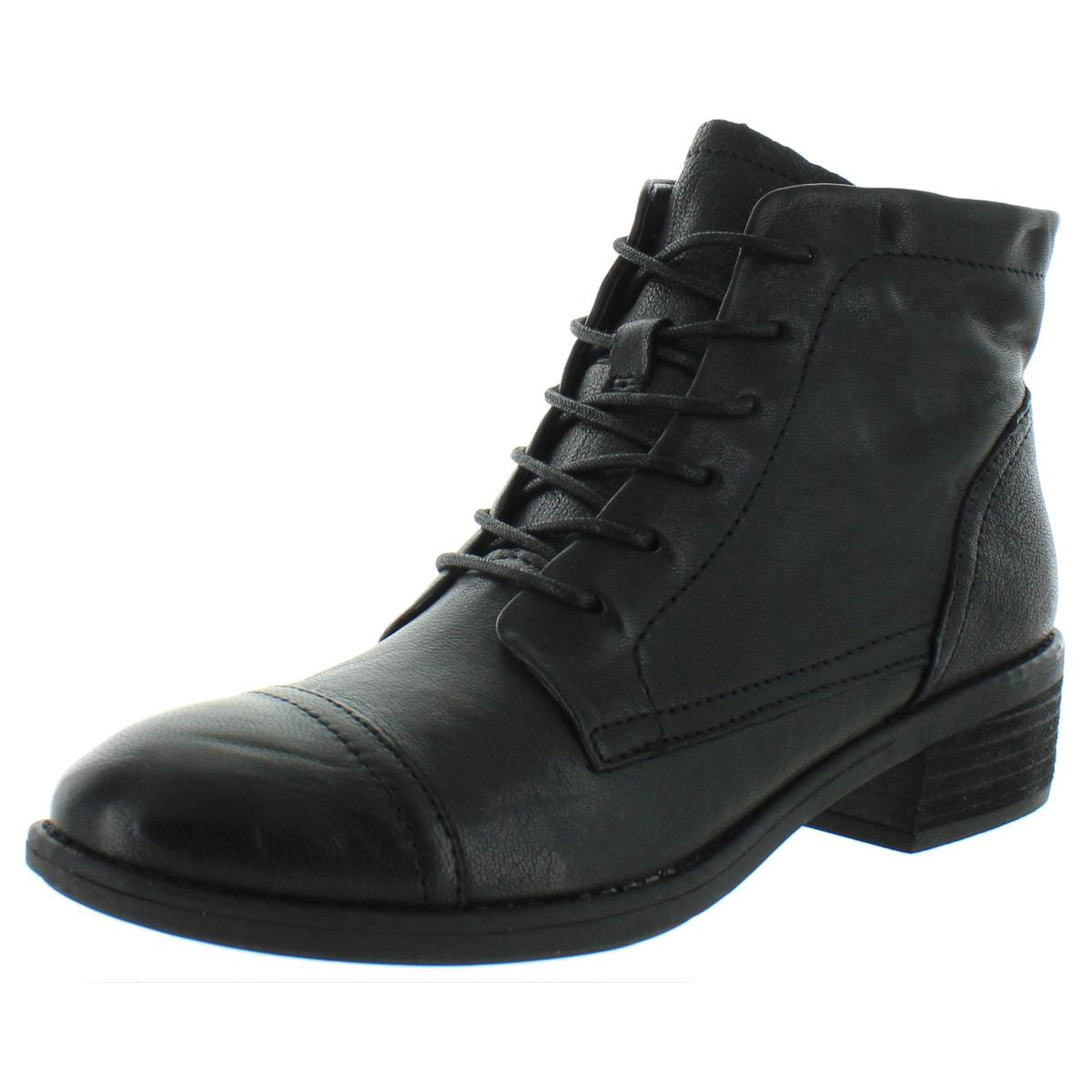 Cordia Leder Kappe Toe Combat Stiefel