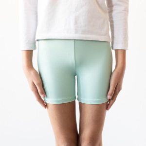 Salbeifarbene Twirl-Shorts