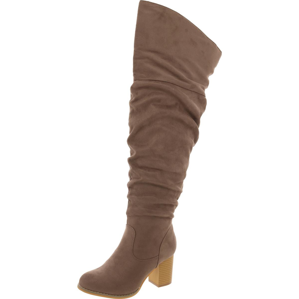 Stiefel mit breitem Kalbsleder