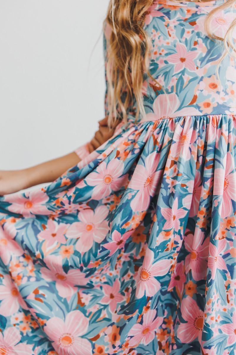 Rainforest Blooms Twirl Kleid
