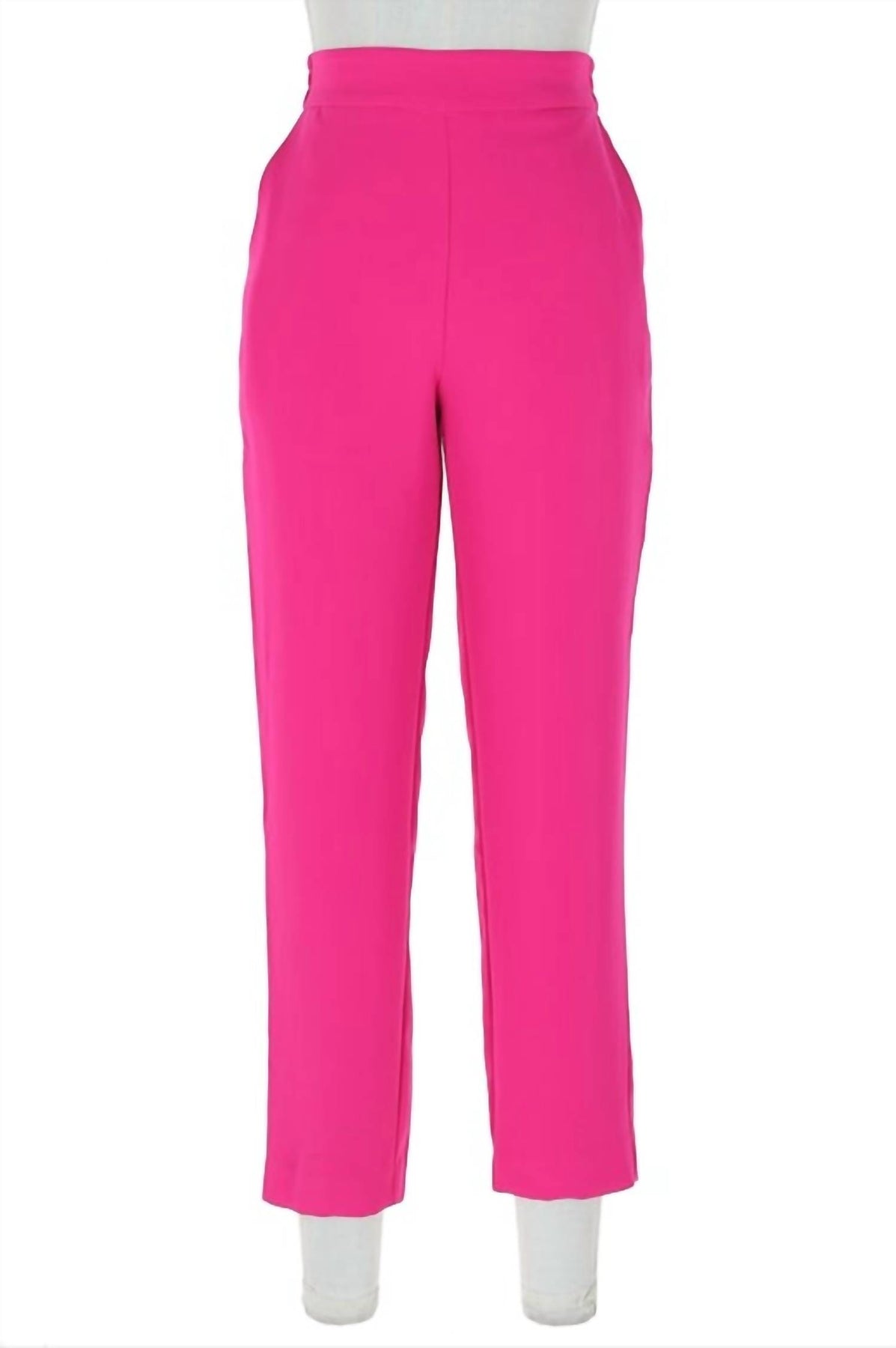 Recycelte Poly Tapred Hose mit Taillenband in Rosa