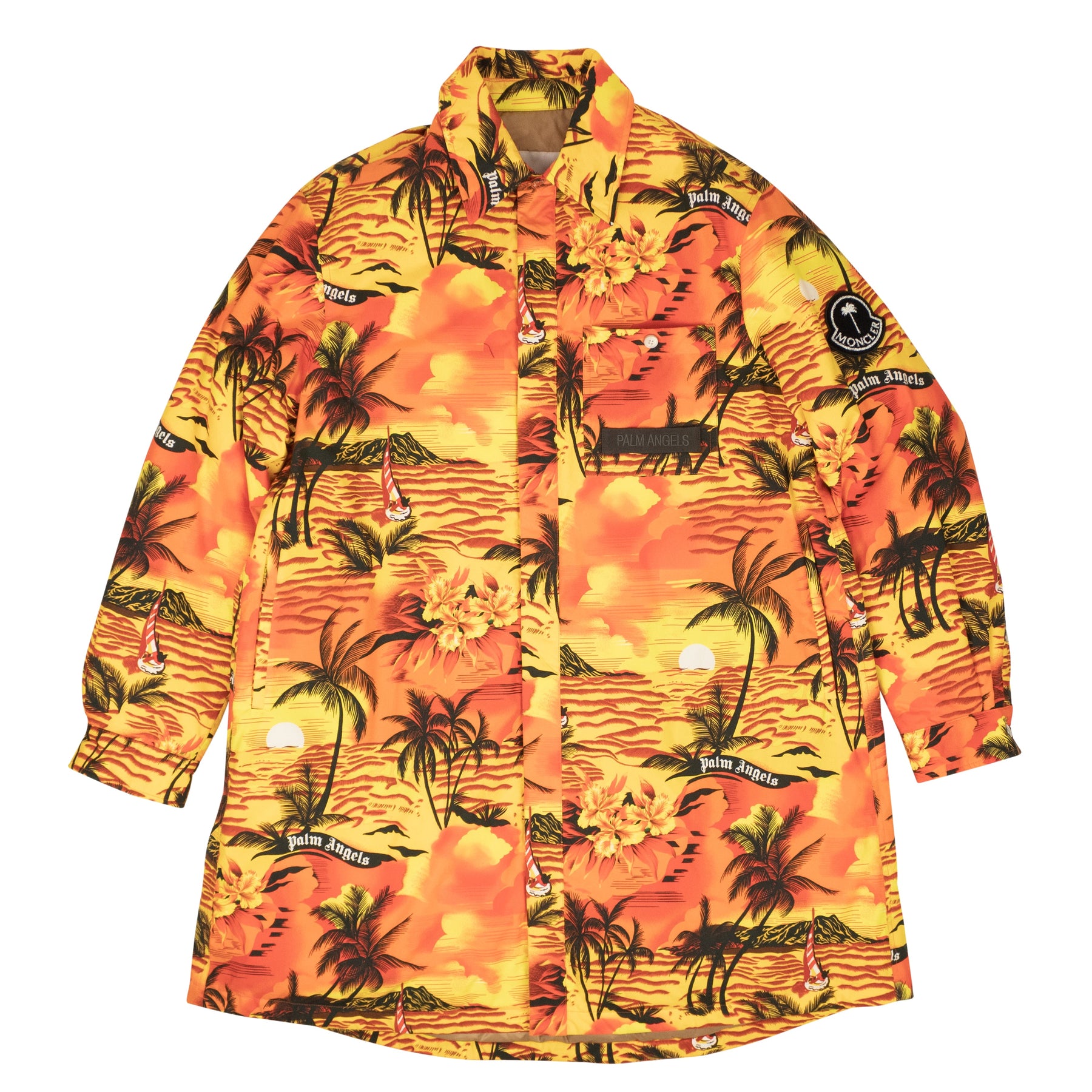 Orange Tamalpais langer Mantel