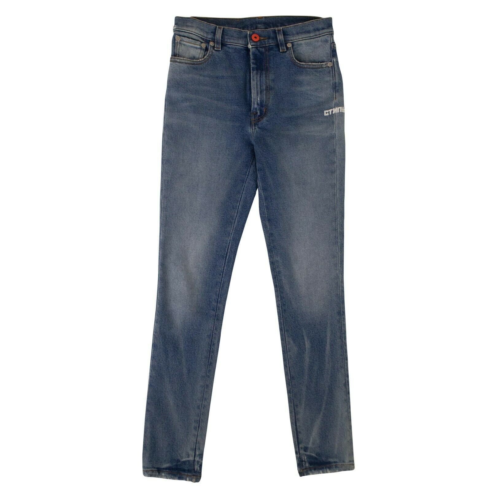 Blaue Skinny Jeans für Damen