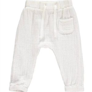Bosun-Baumwollgaze-Hose für Kinder in Weiß