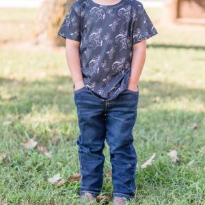 Calgary Stampede T-Shirt für Jungen in Schwarz