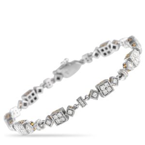 LB Exclusive 18K Weißgold 1,53ct Diamantarmband MF04-072624 7733261107260