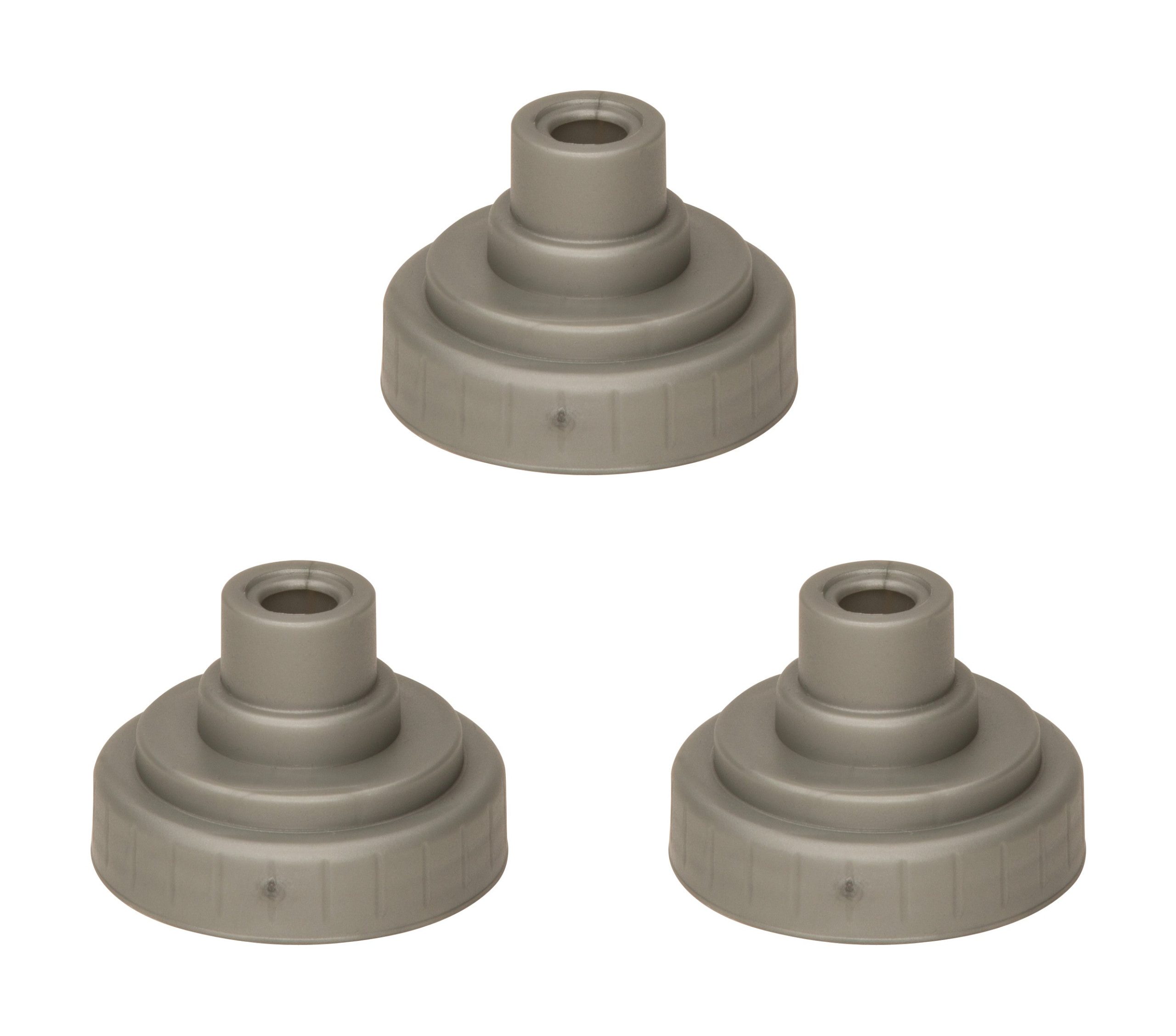 Nathan Sports Race Caps 3-Packung Silber