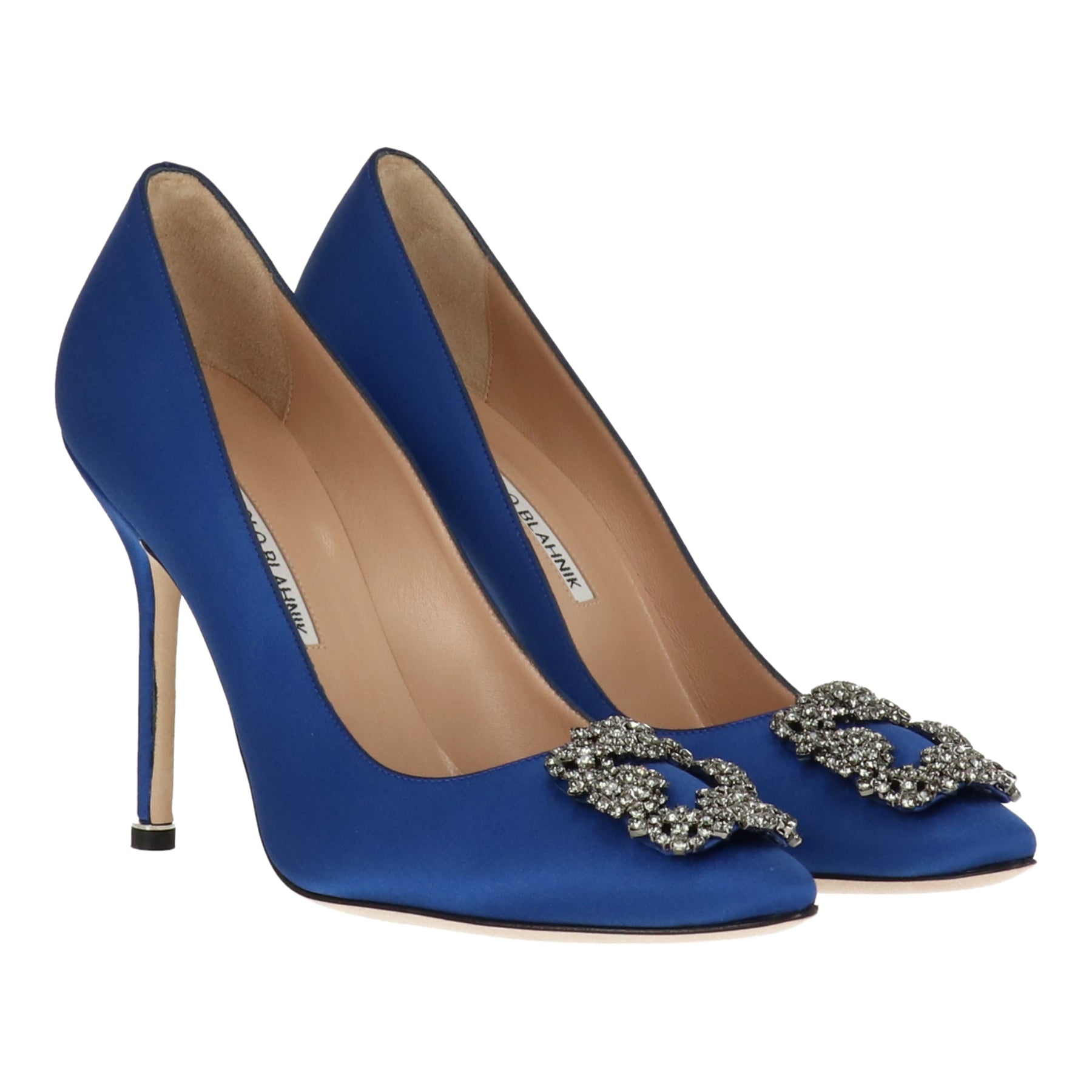 Manolo Blahnik Blaue Damen Pump