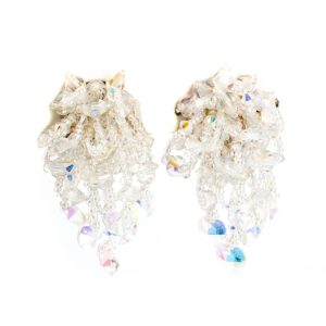 Lois Ann Damen-Clip-Ohrringe im Vintage-Stil mit goldfarbenen Herzperlen, 2,5