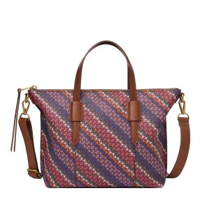 Fossil Skylar bedruckte PVC-Umhängetasche für Damen