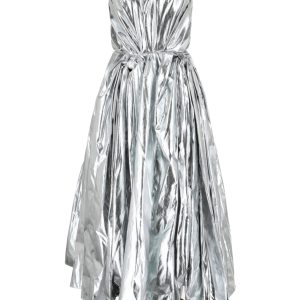 Bustier-Kleid mit Schleife und Drapierung