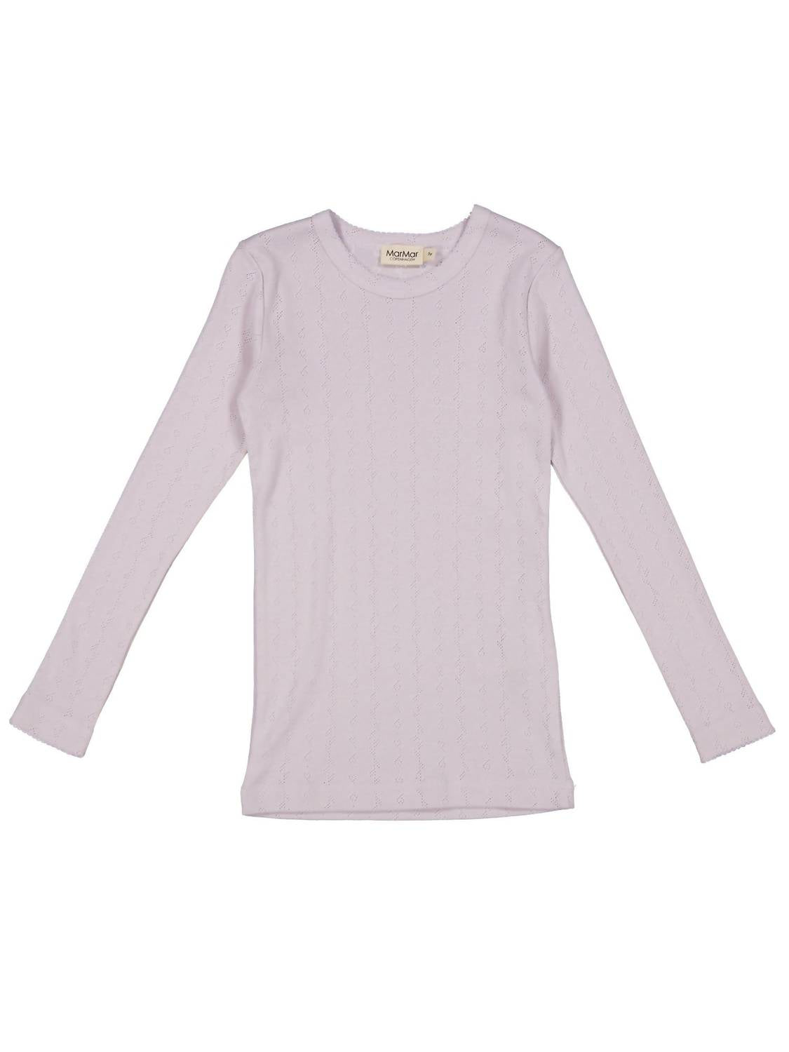 Mädchen Tamra Pointelle Top in Violett Staub